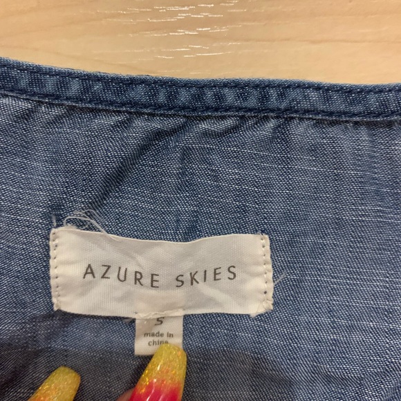 Light denim jumper one piece - Picture 4 of 5